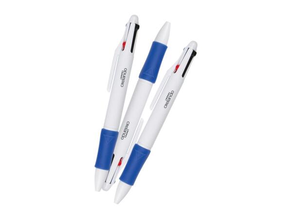 Crelando 4-Colour Pens - 3 Pack