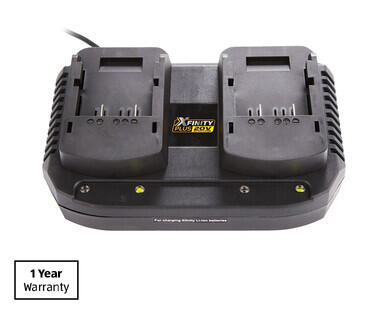 4.0Ah Battery or 2.0Ah Battery and Charger Pack or Dual 20V Fast Charger 