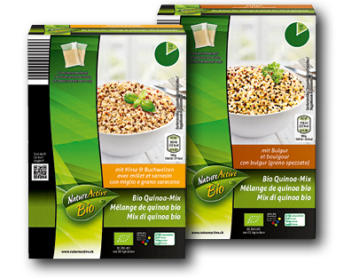 Mélange de quinoa bio dans un sachet de cuisson NATURE ACTIVE BIO
