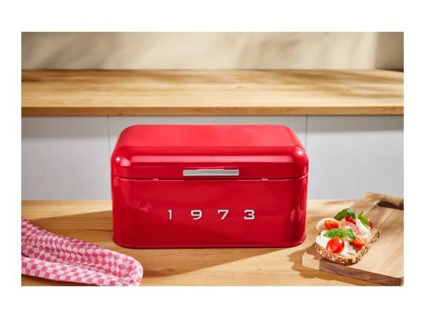 Silvercrest Red Bread Bin