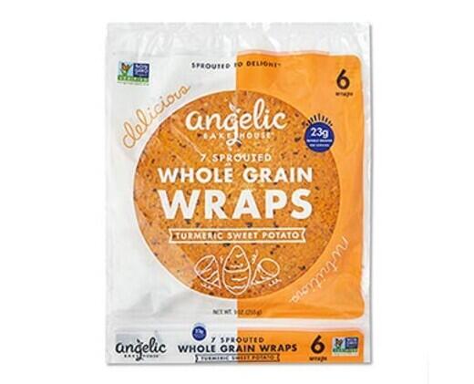 Angelic Bakehouse 
 Vegetable Wraps Sweet Potato, Turmeric or Kale Spinach