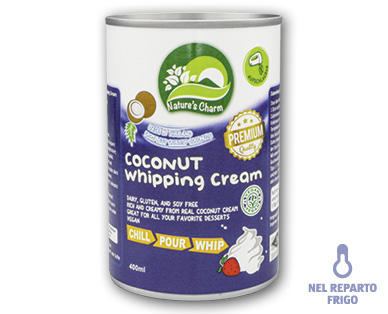 NATURE'S CHARM Panna da montare al cocco