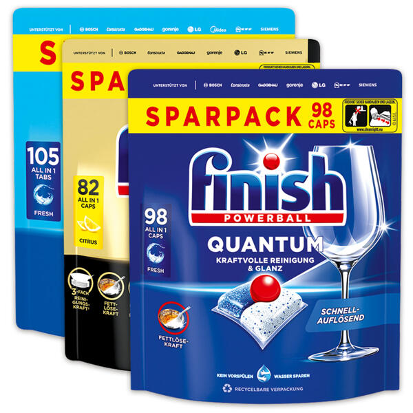 All in 1 Spülmaschinen Caps / Tabs