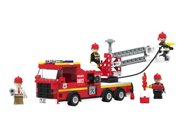 Lupilu Fire Engine Clippys Set - 306 Pieces