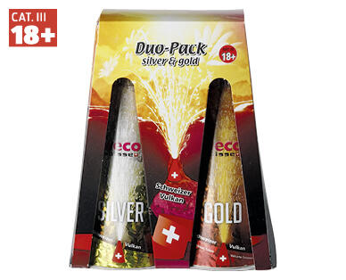 WECO(R) SUISSE 
 LOT DE VOLCANS, 2 PIÈCES
