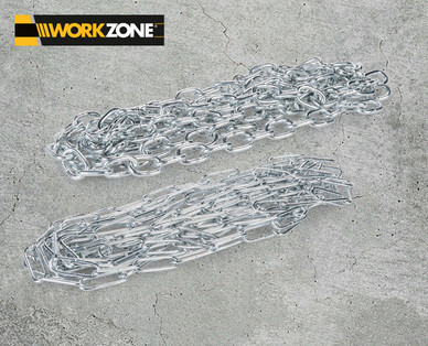 WORKZONE Ketten und Stahlseile sortiert