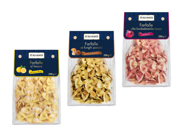 Farfalle colorées