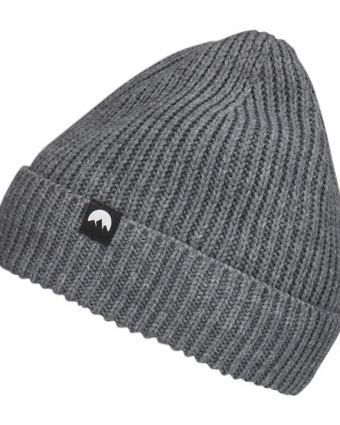 Adult's Grey Fleece Lined Beanie