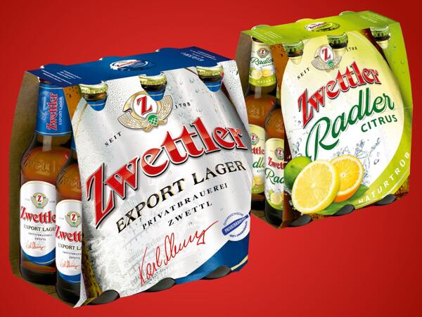 Export Lager oder Radler Citrus