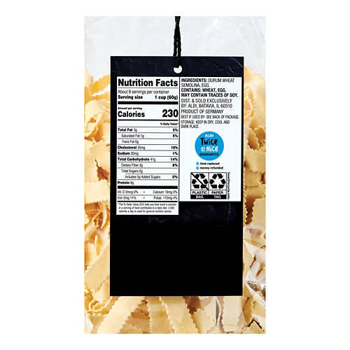 Crinkled Cut Ribbon Noodles, 17.64 oz