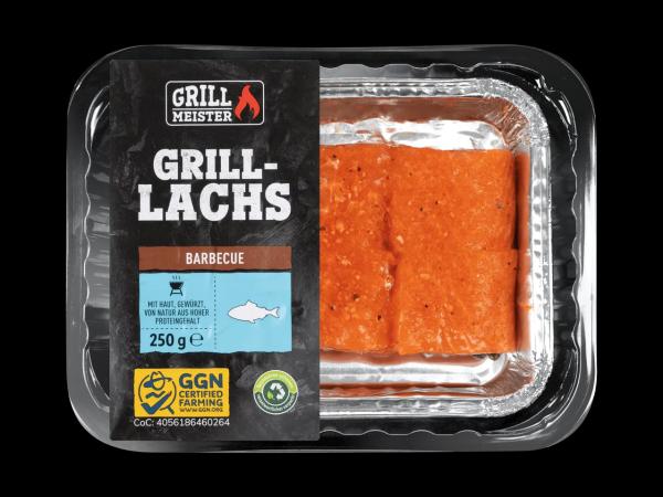 Grilllachs mariniert