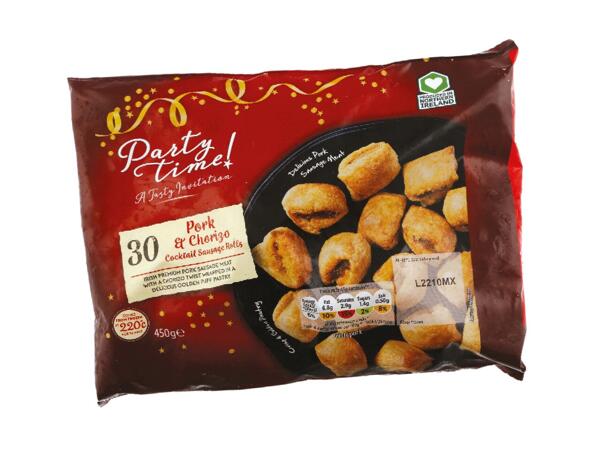 Pork & Chorizo Cocktail Sausage Rolls - Lidl - Ireland - Specials archive