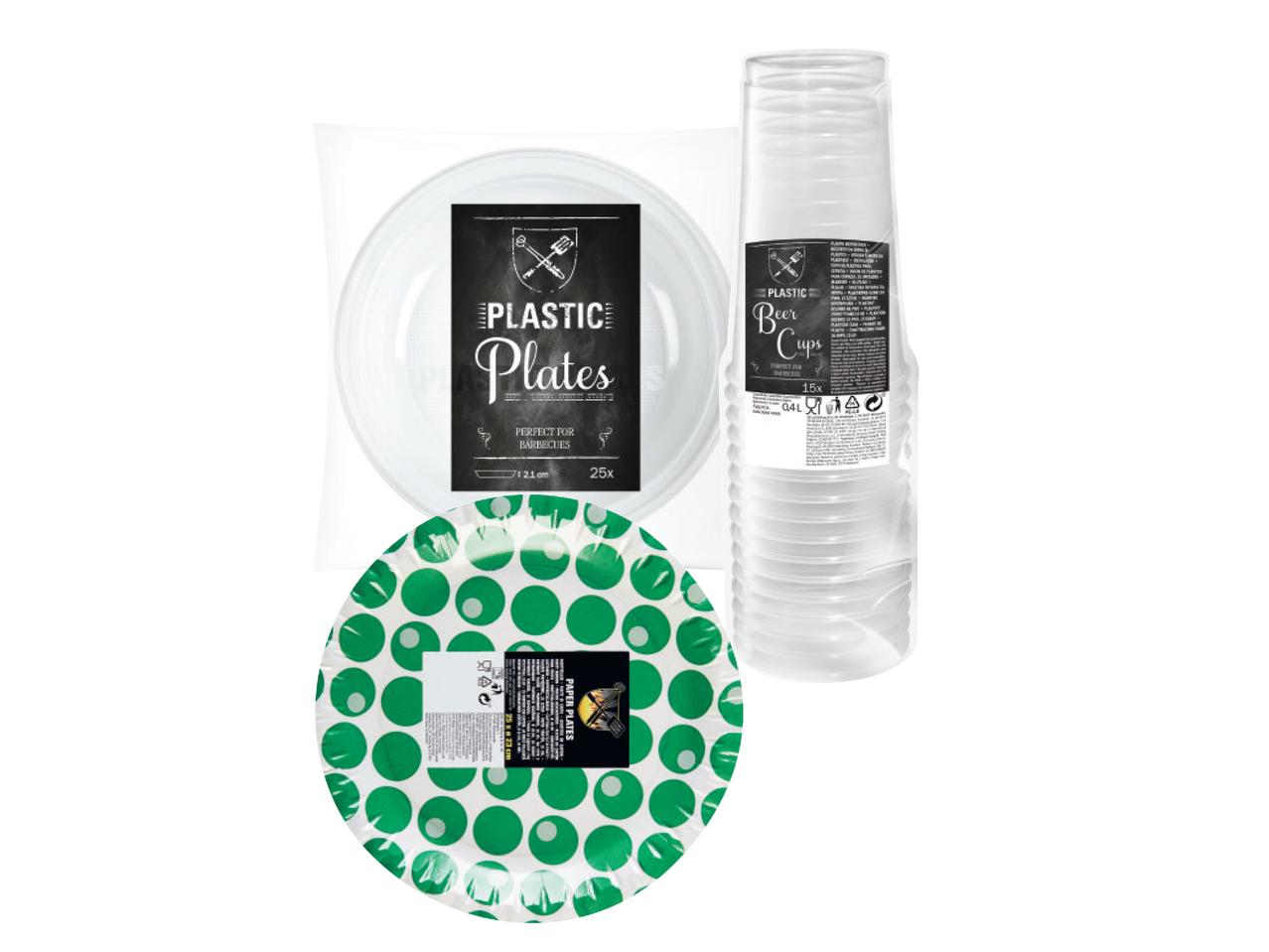 GRILLMEISTER Beer Cups/Plates