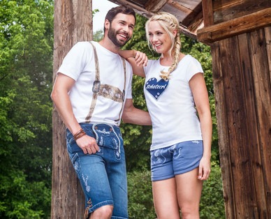 DER WILDSCHÜTZ Herren-Trachten-T-Shirt