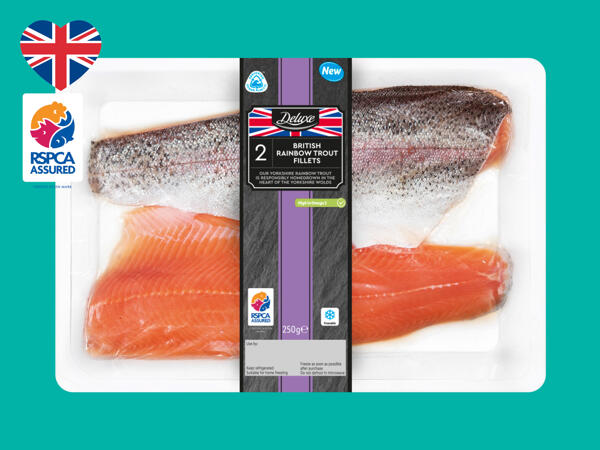 Deluxe 2 British Rainbow Trout Fillets