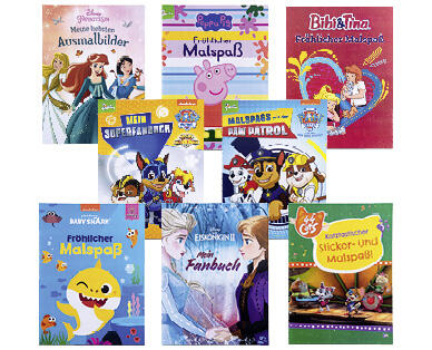 MAL- UND STICKERBUCH