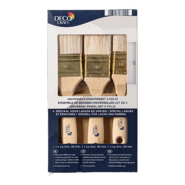 DECO CRAFT(R) 				Pinselset, 3 St.