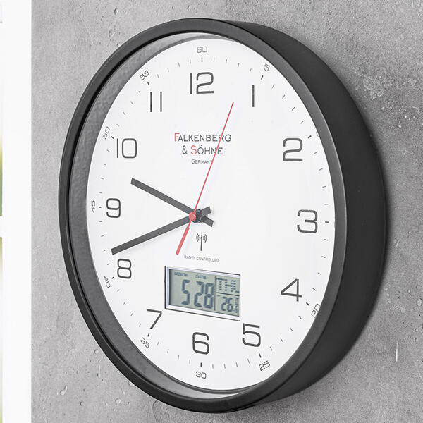 Analoge Funk-Wanduhr