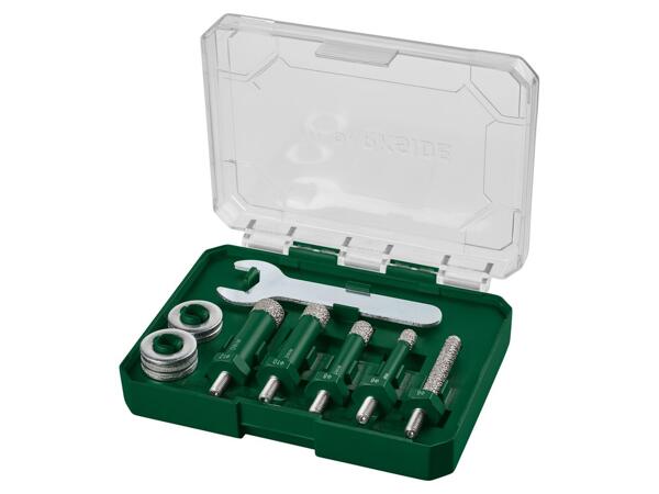 Diamond tile drill bit set, 5 pieces