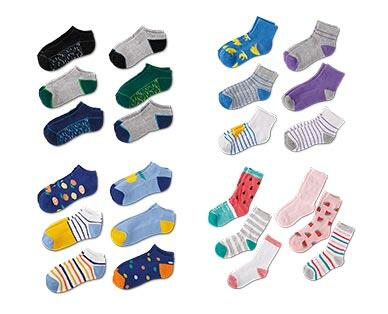 Lily & Dan Boys' or Girls' 6-Pair Socks