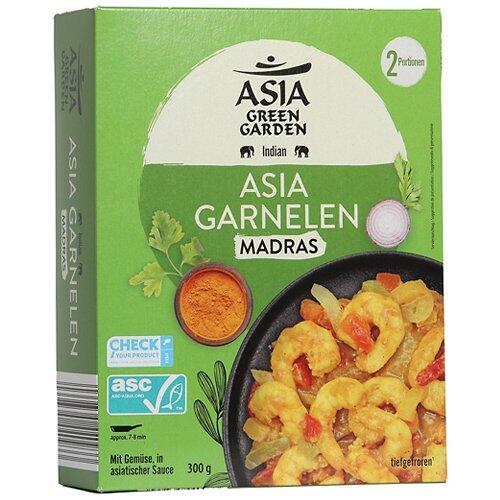 ASIA GREEN GARDEN Crevetten in asiatischer Sauce, Madras