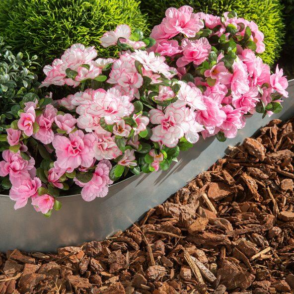 GARDENLINE(R) 				Einfassungen aus verzinktem Stahl, 4 St.