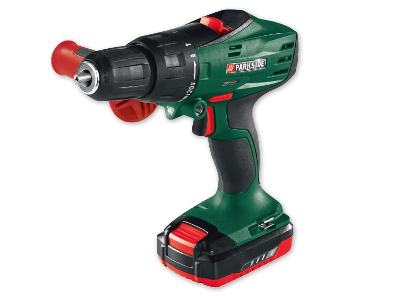 Parkside(R) 18V Li-Ion Cordless Hammer Drill
