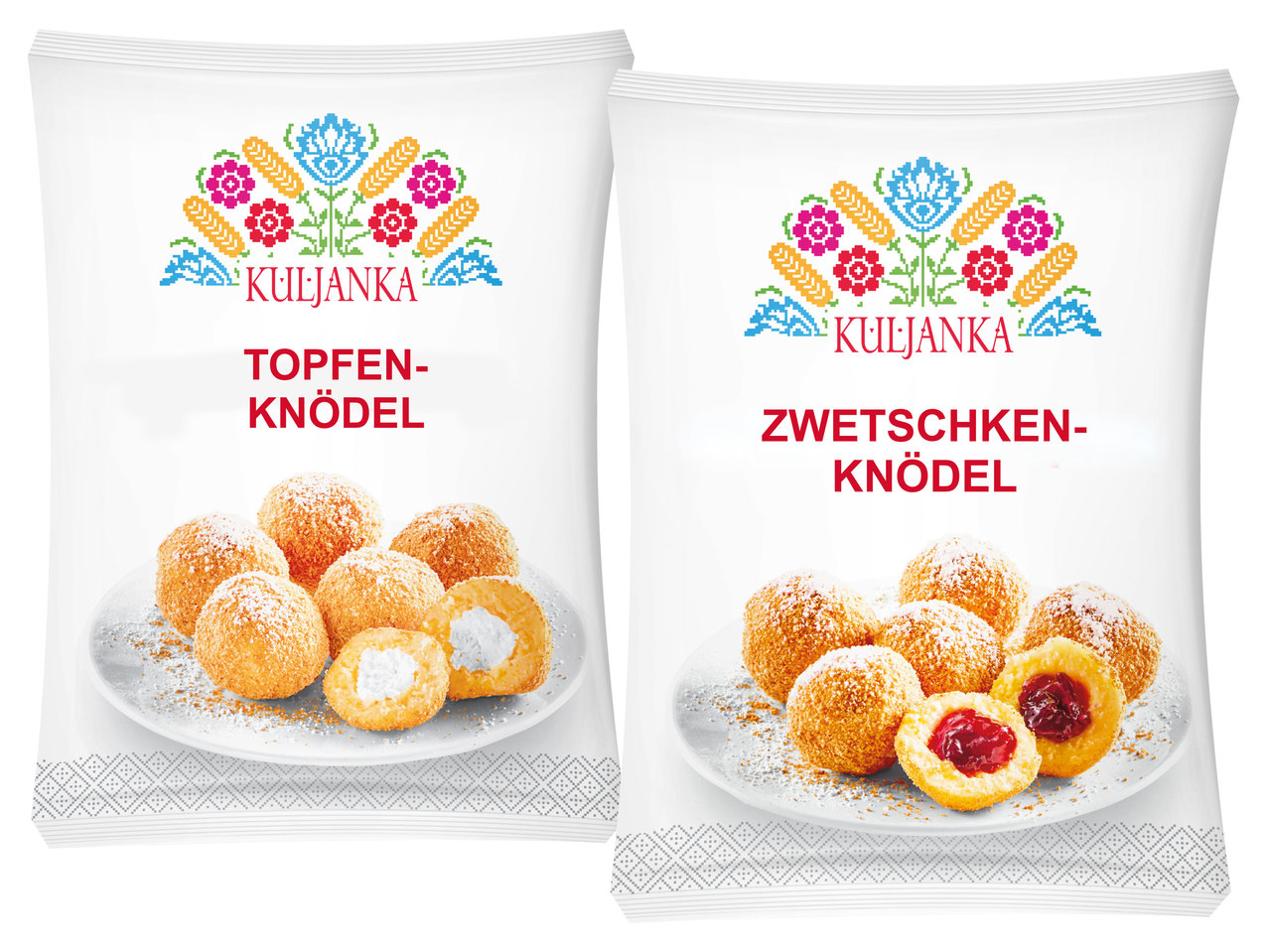 KULJANKA Zwetschken-/Topfenknödel