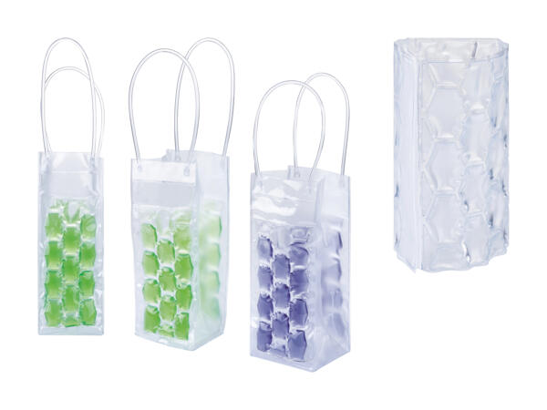 Sac rafraîchisseur pour boissons/ manchon rafraîchisseur en gel, 2 pièces