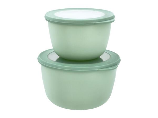 Round Food Storage Container Set - 2 Pack