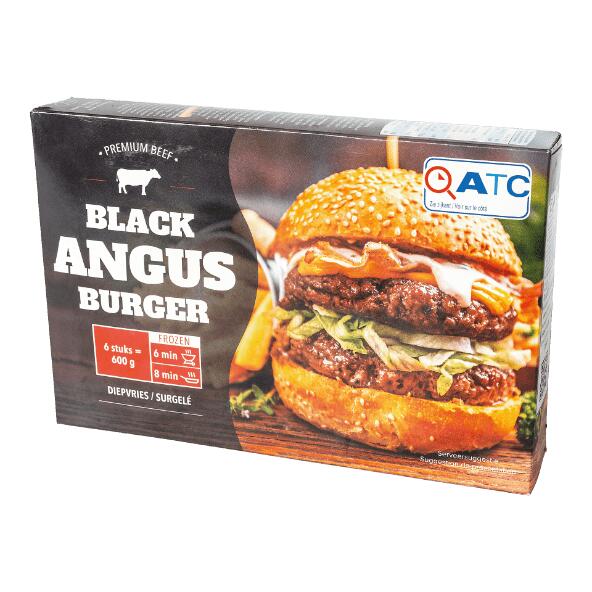 Black Angus beef burger, 6 st.