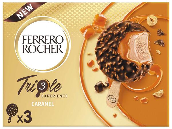 Ferrero rocher glaces noisette caramel