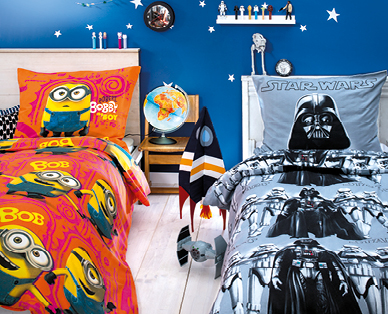 Biancheria da letto in flanella STAR WARSTM/FROZEN/ANGRY BIRDS/ICH EINFACH UNVERBESSERLICHTM