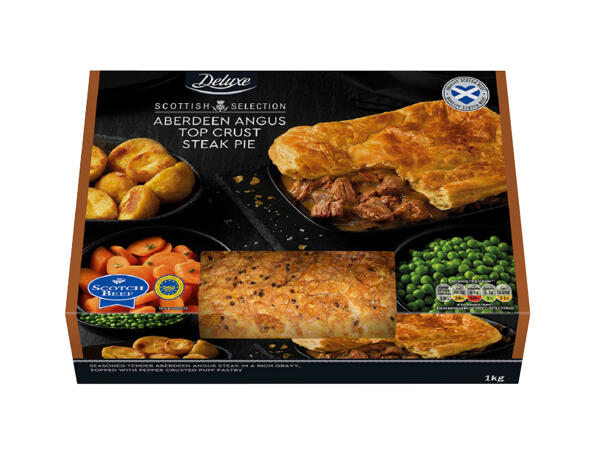 Deluxe Hand Finished Aberdeen Angus Steak Pie