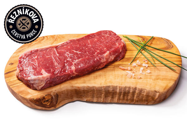 STEAK Z NÍZKÉHO ROŠTĚNCE