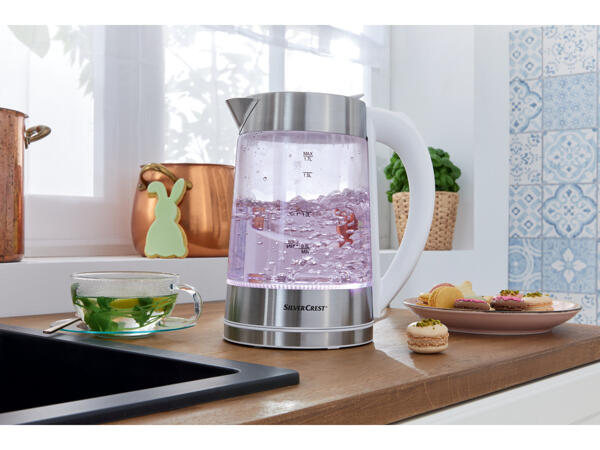 2400W COLOUR CHANGING GLASS KETTLE