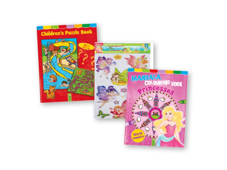 Puzzle/Colouring Book
