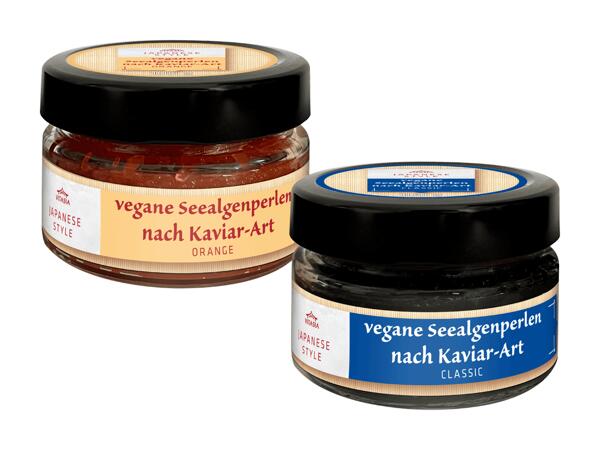Seealgenperlen nach Kaviar-Art
