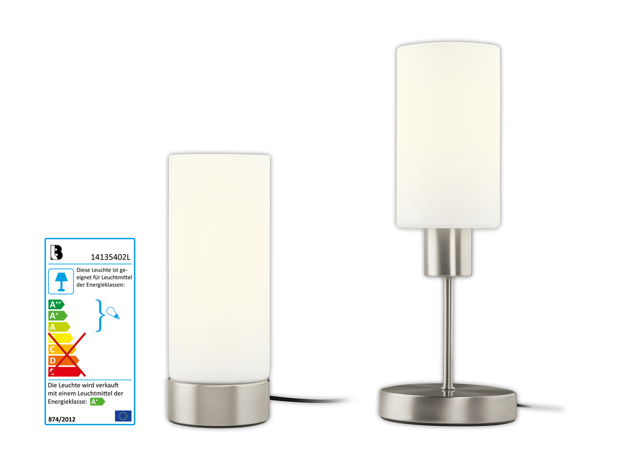 Lampe de table avec fonction "touch" pour l'intensité