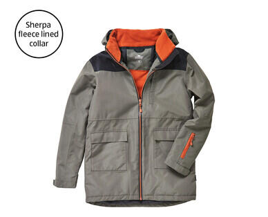 Children's Snow Jacket - Printed Navy, Khaki or Panelled