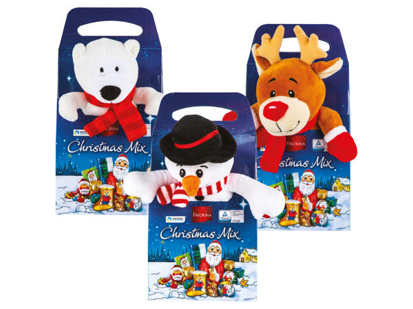 CUDDLY TOY WITH CHOCOLATE