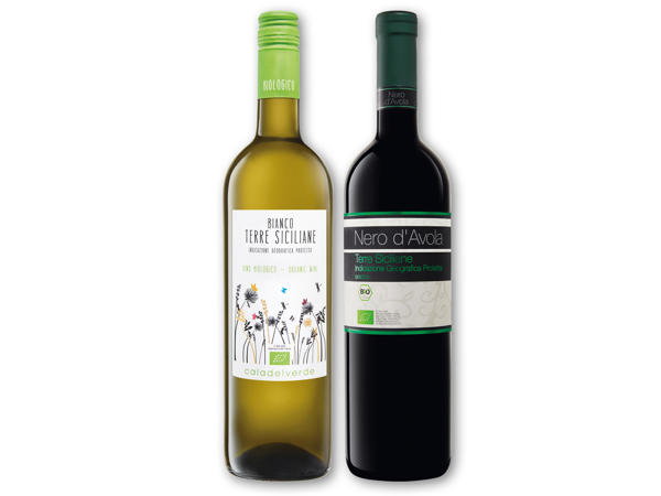 Økologisk Nero d'Avola eller Bianco di Sicilia1