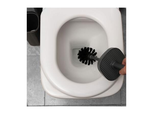 Addis Wicker Effect Toilet Brush - Grey