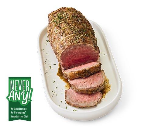 Never Any! 
 Fresh Boneless Lamb Loin Roast