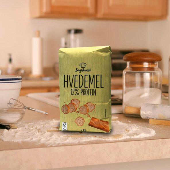 BAGEKUNST Hvedemel