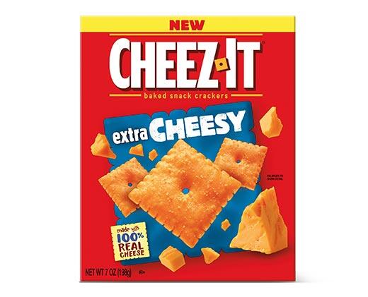 Cheez-It 
 Extra Cheesy or White Cheddar