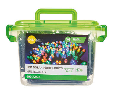 600 LED Solar Fairy Lights