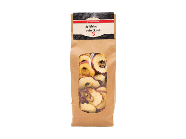 Anneaux de pommes séchées des Grisons Graubünden Viva