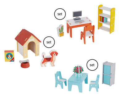 Doll House Furniture and Household Sets