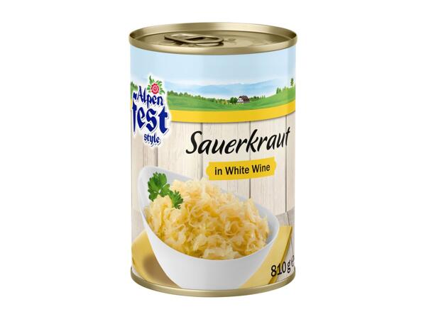 Alpenfest Sauerkraut in White Wine